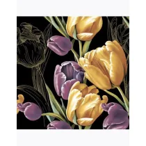 Serwetka papierowa 3 warstwowa 33x33 cm kolorowa czarna op.20 szt. POL-MAK SD OG09502