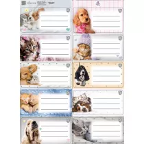 Beniamin Naklejki na zeszyty pasek The Sweet Pets kids