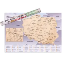 Froster Mapa Odkrywcy - Polska - ulepszona zdrapka