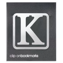 If Metalowa zakadka - Litera K Clip-on