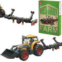 Klocki traktor adowarka 250 elementw
