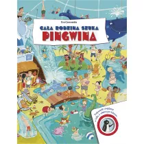 Caa rodzina szuka pingwina