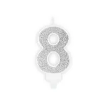 PartyDeco �wieczka urodzinowa 8 7cm