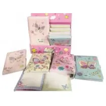 Notes z Motylem 19x13cm MIX
