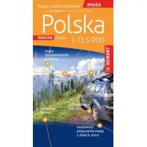 Mapa samochodowa Polska 1:715 000