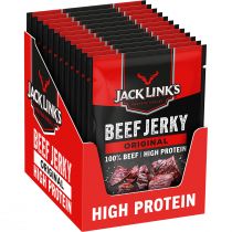 Jack Links Suszona wołowina protein Beef Jerky Original Zestaw 10 x 25 g
