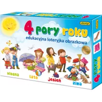 4 pory roku. Edukacyjna loteryjka obrazkowa Adamigo