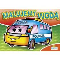 Kolorowanka. Malujemy wod� zestaw Dziewcz�co-ch�opi�cy - Policja (A4, 8 str.) Malowanka wodna