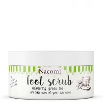 Nacomi Sugar Foot Scrub naturalny cukrowy peeling do stp Zielona Herbata 125 g