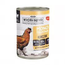 Wiejska Zagroda Mokra karma dla kota monoproteinowa z kurczakiem 400 g