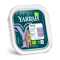 Yarrah Pasztet dla kota z kurczaka i indyka z aloesem 100 g Bio