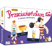 Przeciwiestwa. 3 zabawy edukacyjne Adamigo
