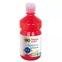Happy Color Farba tempera Premium 500 ml czerwona