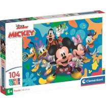 Puzzle 104 el. SuperColor. Mickey And Friends Clementoni