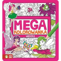 Ksika MEGA kolorowanka Wrki ZIELONA SOWA