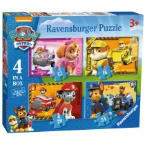 Puzzle 4w1 Psi Patrol Pojazdy Ravensburger