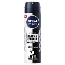 Nivea Men Invisible Black&White antyperspirant spray 48H Orginal 150 ml