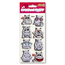 Penmate Naklejki puffy Emotion Hippo