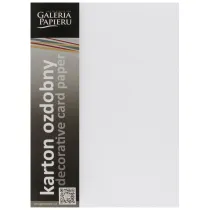 Argo Karton ozdobny A4 bia�y 220g kratka op20ark GALERIA PAPIERU 201631