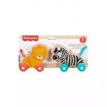 Fisher Price Zwierztka drewniane do pchania Mattel