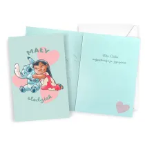 Kukartka Karnet Urodziny Stitch