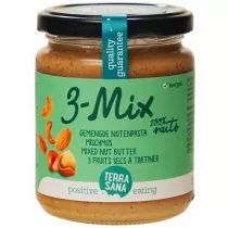 Terrasana Krem orzechowy mix (3 orzechy) 250 g Bio