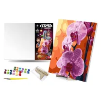 Qbee Malowanie po numerach - Orchidea 40x50cm