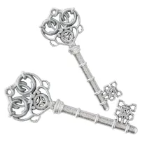 Be-Happy Gifts Ozdoby �wi�teczne srebrne klucze 2 szt.