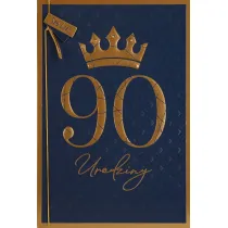 Karnet okazjonalny B6 z kopert� 90 Urodziny PAN DRAGON HM200-3041