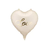 PartyDeco Balon foliowy serce Love, 45 cm, mix  1 op. / 1 szt.  Walentynki