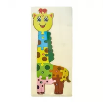 Puzzle drewniane kids z cyframi �yrafa MCD