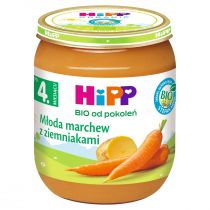 Hipp Młoda marchew z ziemniakami po 4. miesiącu 125 g Bio