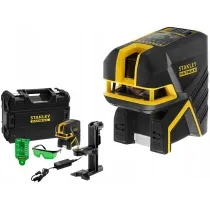 Stanley Laser krzy�owy fatmax +5 punktowy zielony li-ion 30m