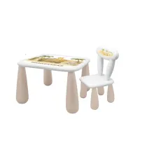 Stolik + krzese�ko Luna Madagaskar bia�y, be�