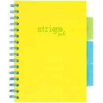 Strigo Ko�ozeszyt Pads A5 Neon ��ty kratka 100 kartek