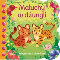 Ksieczka z okienkami. Maluchy w dungli