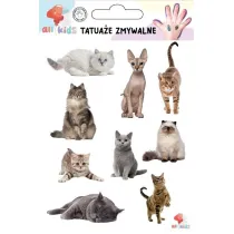 Tatua�e zmywalne dla dzieci Koty i kotki All4Kids