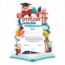 LearnHow Dyplom kszta�t uko�czenia przedszkola 5 szt.