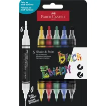 Faber-Castell Marker akrylowy Black Edition 6 szt.