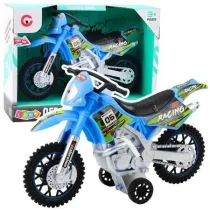 Motor crossowy Off-Road niebieski Leantoys