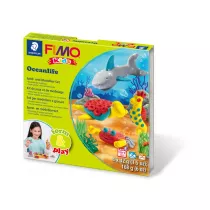 Staedtler Fimo Masa plastyczna termoutwardzalna Form&Play Ocean, 42g, 4 kostki, zestaw z akcesoriami 4x42g