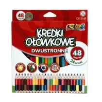 Penmate Kredki o��wkowe Premium Kolori dwustronne 48 kolor�w 24 szt.