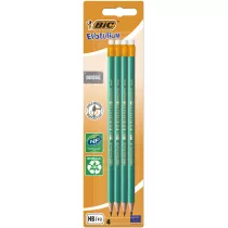 Bic Owek z gumk Evolution Eco 4 szt.
