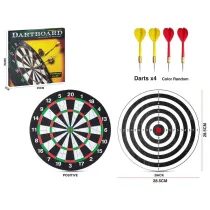 Tarcza z rzutkami 30cm dwustronna color box Madej