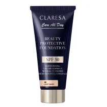 Claresa Beauty Protective Foundation nawilajcy podkad z filtrem SPF50 1W Light Warm 30 ml