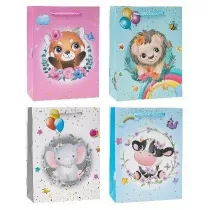 Torebka ozdobna 26x32x10cm mix ROZETTE