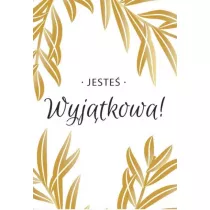 Kartka sk�adana Jeste� wyj�tkowa
