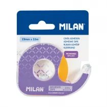 Milan Tama samoprzylepna z dyspenserem 19mm x 33m
