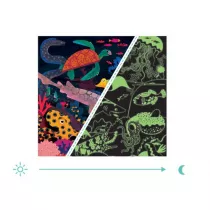 Puzzle rodzinne wiecce w ciemnoci Ocean 8+ Mudpuppy