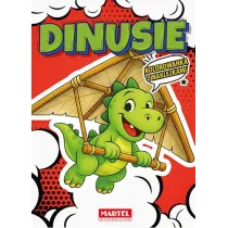 Kolorowanka komiksowa. Dinusie z naklejkami